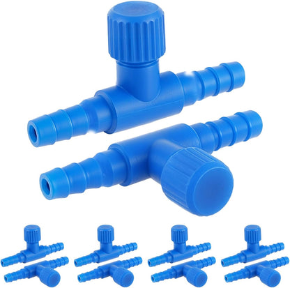 SYOSI oxygen flow regulator valve showing precise design for aquaculture and aquarium usage.