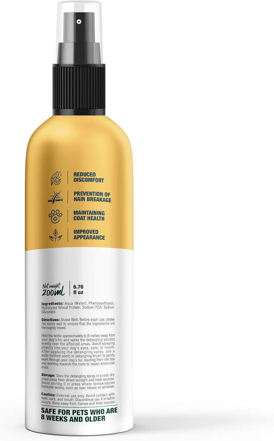 Wagging Tails Silky Furr Pet Detangler Spray for Dogs & Cats|All Coat Type|Anti-Breakage & Shine Booster|Professional Grooming Oil-Based Serum|200ml - Image 9