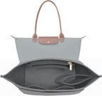LOUKAYCCI Felt Purse Organizer Insert for Longchamp Le Pliage L Handbag Insert (Large, Black) - Image 15