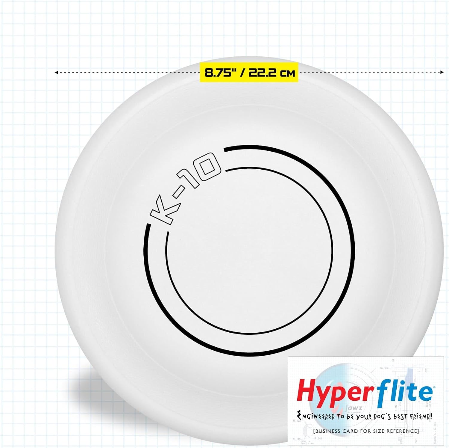 Hyperflite K-10 SofFlite disc showing low-profile grip texture
