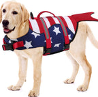 EMUST Dog Life Vests, Dogs Floats for Swimming, Boat, Pool, Ripstop Dog Life Jacket with High Buoyancy and Lift Handle for Small and Medium Breeds, (M,Pool Blue) - Image 12