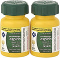 Member's Mark Aspirin 81mg 730 Count Pack of 2 front view showing low dose enteric coated tablets for heart health