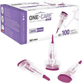 ONE-CARE Medivena Safety Lancets 100 count box front view showing diabetic testing equipment