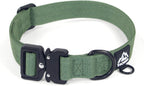 Dog Collar for Large Dogs - Adjustable, Chew Proof Nylon Collar with Metal Quick Release Buckle and D-Ring for Dog Tags (Dark Green, L) - Image 15