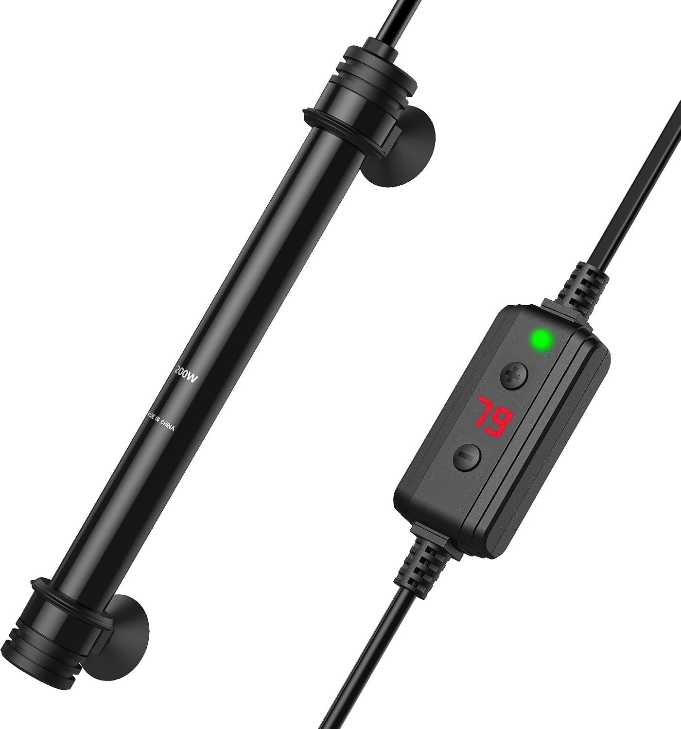 Safety features and dual sensor aquarium heater