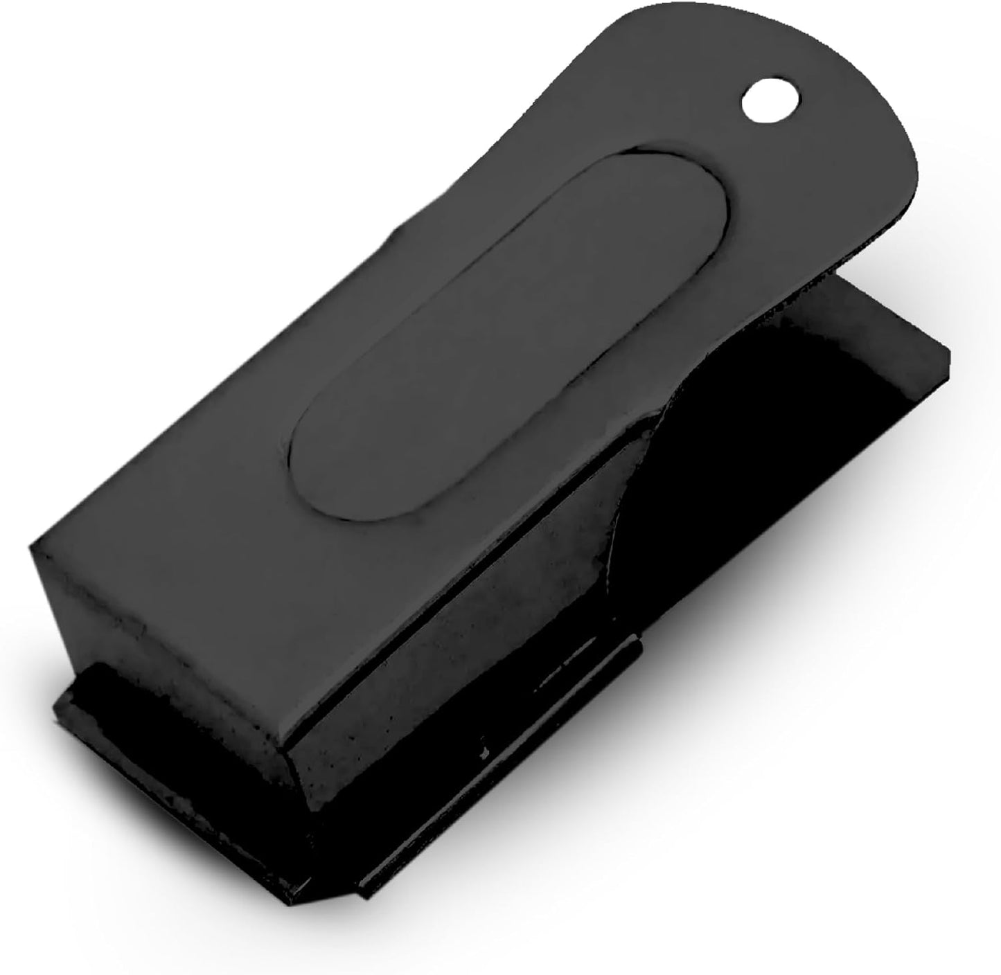 Black dog clicker training tool with stylish necklace attachment