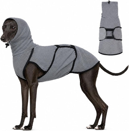 Adnikia dog thunder jacket full body view illustrating the deep-pressure distribution across the torso.