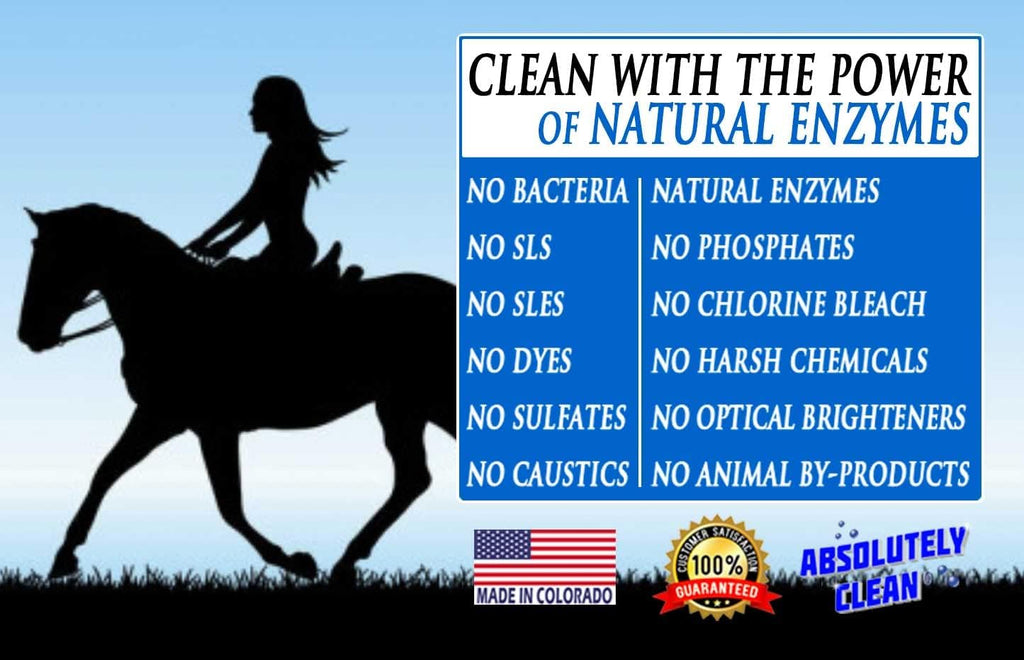 Absolutely Clean Tack Cleaner and Conditioner sixteen ounce bottle angled view