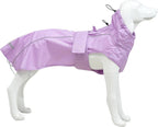 Adjustable Waterproof Dog Raincoat for Dogs,Lightweight Pet Rain Jacket Puppy Clothes with Reflective Strip for Small Medium Large Dogs (Army Green, Large) - Image 10