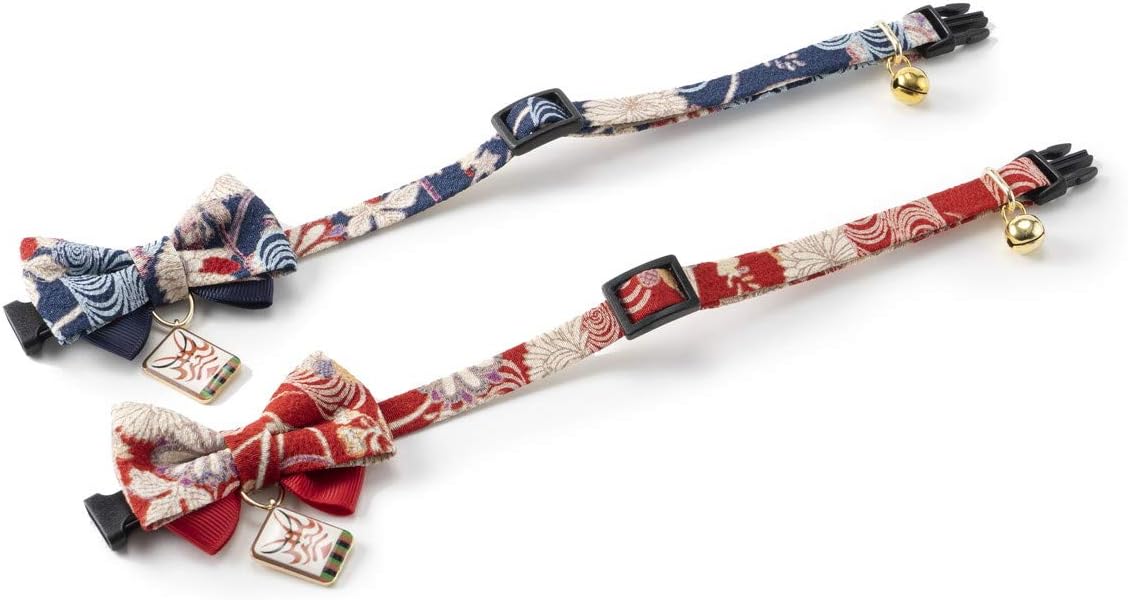 Necoichi Japanese Style Cat Collar side angle