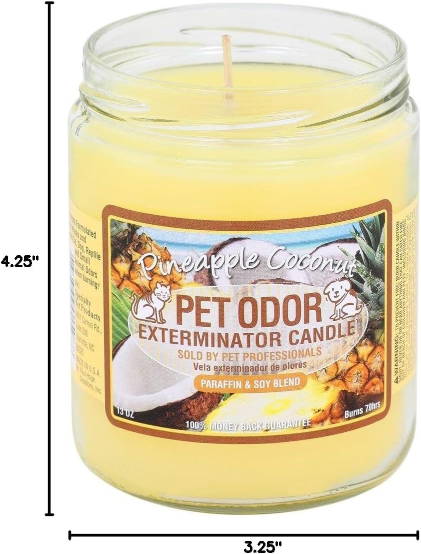 Pack of two Specialty Pet Products deodorizing candles
