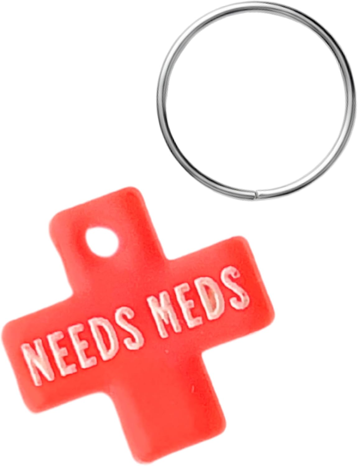 Haven Print Co. pet accessory charm packaging and included steel ring components.