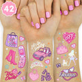 Xo, Fetti Pink Party Temporary Tattoos front packaging view