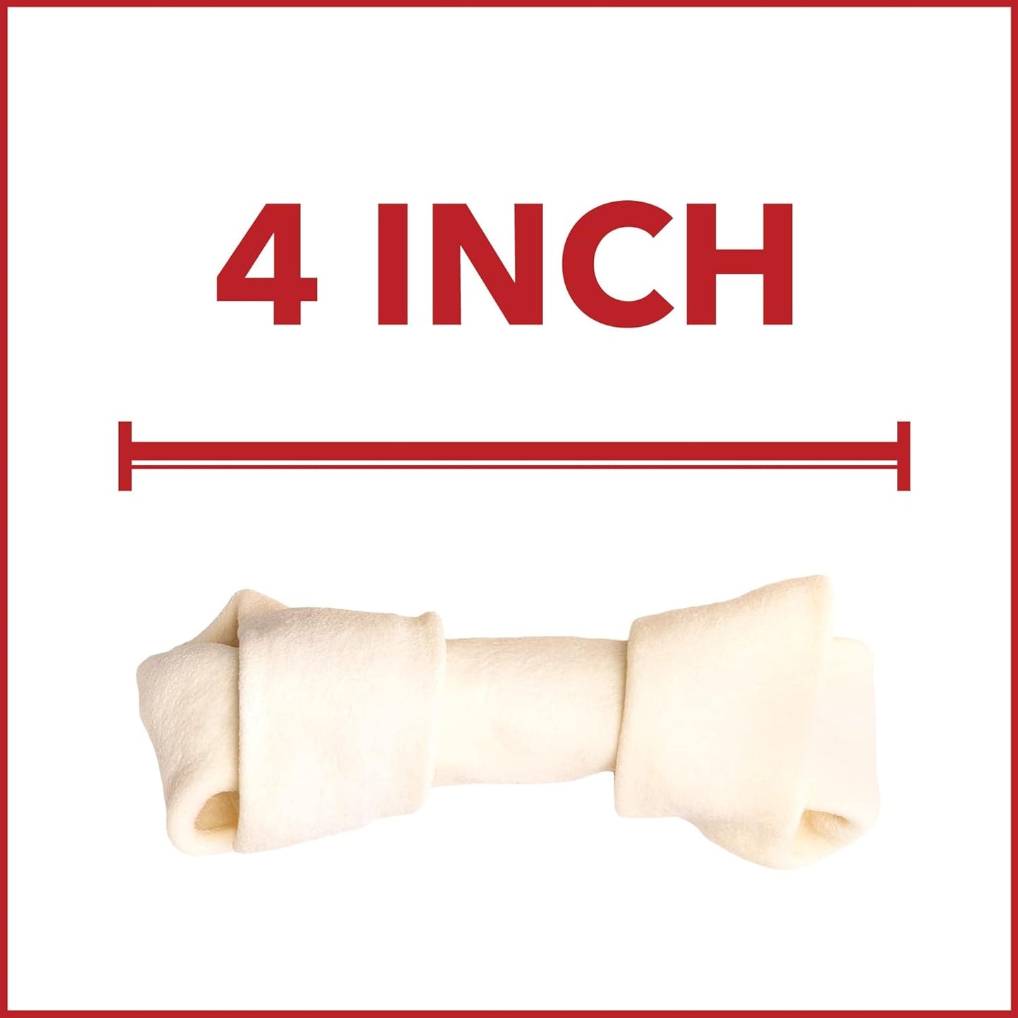 Pet Factory American beefhide bones in resealable red pouch