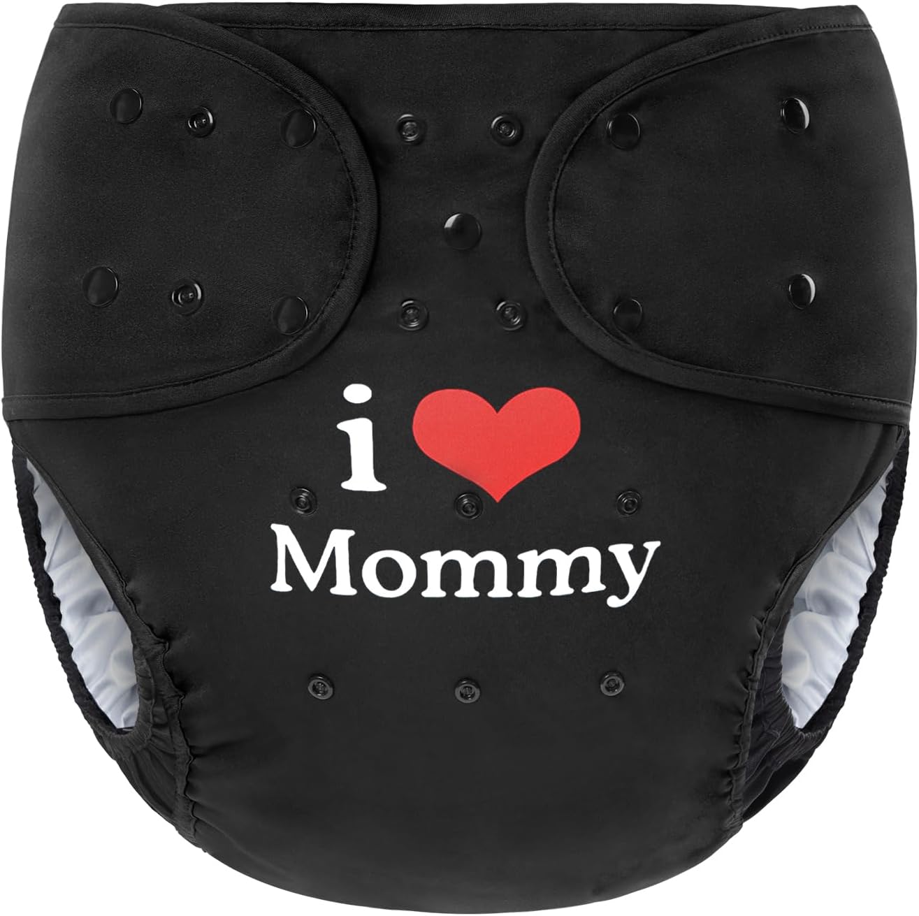 LittleForBig washable adult cloth diaper cover front view