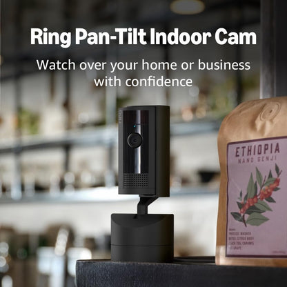 Ring Pan-Tilt Indoor Cam (newest model), See all around your home or business with 360 degrees pan coverage, HD video, plus Two-Way Talk, 2-pack, White - Image 10