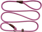 BTINESFUL 5FT 6FT 7FT Slip Lead Dog Leash, Strong Nylon Rope Leash, 1/4" Dog Training Lead for Small Medium Dogs (1/4" * 7 FT, Black) - Image 12