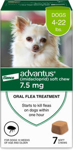 Advantus Dogs Fast Acting Oral Flea Treatment Soft Chewable 23 - 110 lbs. | 7 ct. - Image 10