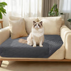Luciphia 100% Waterproof Couch Cover Blanket for Dogs Anti-Slip Pet Couch Protector Sofa Mat Puppy Cat with Non-Slip Bottom, Grey, 30x70 Inch - Image 14