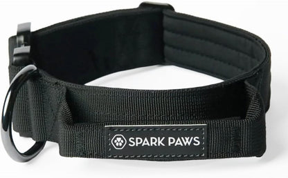 Spark Paws Tactical Dog Collar - Heavy Duty, Premium Quality, Thick and Durable for Large and Medium Dogs - 90's Retro - L - Image 11