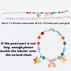 Close-up of the adjustable jewelry clasp on the LATUMCO pet pearl collar accessory.