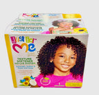 Just For Me Texture Softener No Lye System Kit front view box packaging for textured hair care