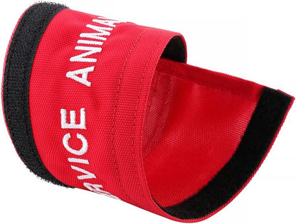 Service animal leash wrap for therapy and support dogs