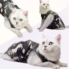 Packaging details of the imported Kodervo cat surgical recovery suit in size Large.
