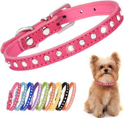 Youalso pink crystal collar packaging and product display
