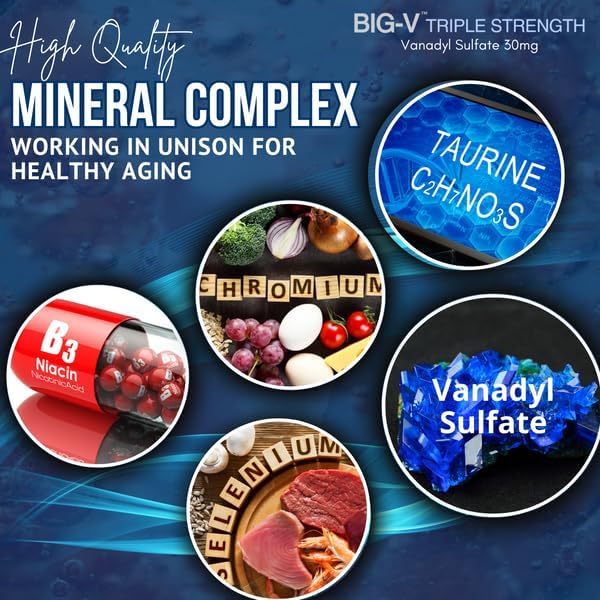 Bricker Labs Big V capsules with chromium and niacin ingredient panel