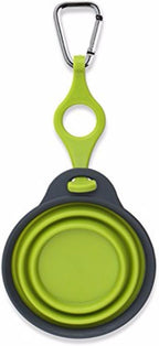 Dexas Pets Collapsible Travel Cup, Small/1 Cup Capacity, Light Gray - Image 13
