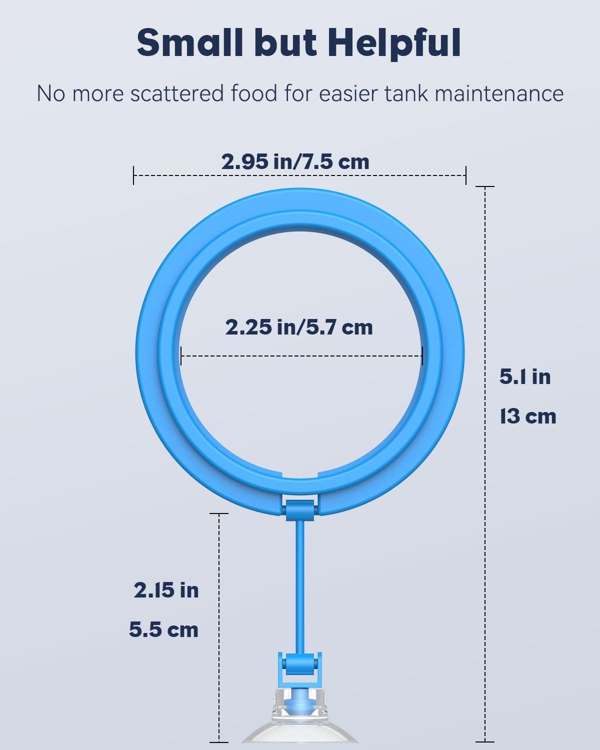 Pawfly premium imported fish feeding ring reducing water filter waste
