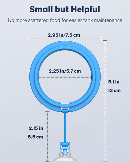 Pawfly premium imported fish feeding ring reducing water filter waste