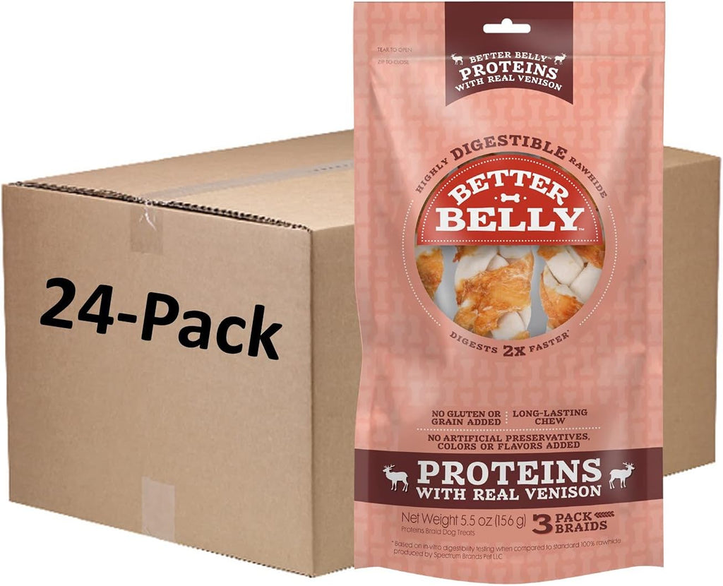 Better Belly Chicken Liver Rawhide Small Dog Bones, 10-Count - Image 13