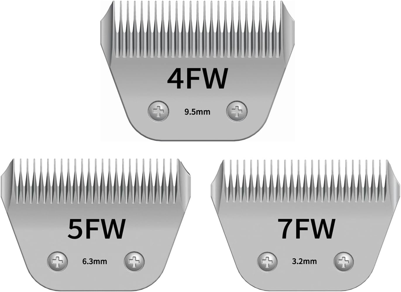 TRAH 3-3/4FC Blade Dog Grooming Clipper Replacement Blades Compatible with Andis Dog Clippers,Most A5, Wahl KM Series Clippers,Detachable Ceramic Blade,Size-3-3/4FC, 1/2-Inch Cut Length (13mm) Silver - Image 10
