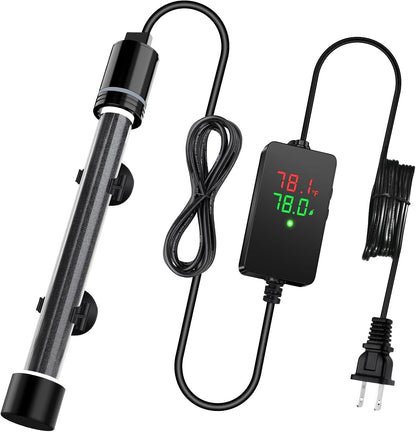 hygger ECO Precise 100W Aquarium Heater Submersible, for 10-20 Gallon Fish Tank, 0.5 Dual Probe Controller, Overheat & Dry-Run Protection for Freshwater & Saltwater - Image 9