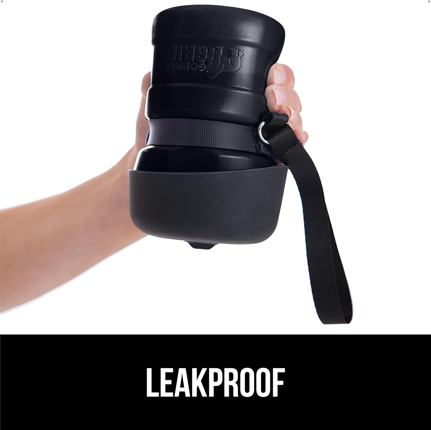 Close up of the leak proof twist lock mechanism on the Gorilla Grip premium dog water dispenser.
