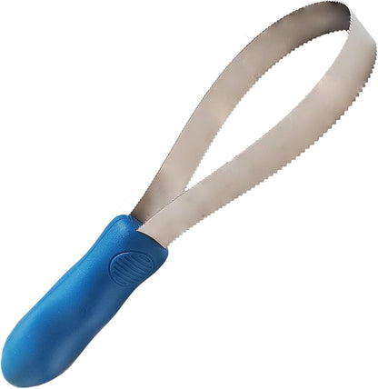 Dual-sided metal curry comb grooming tool for horses and dogs