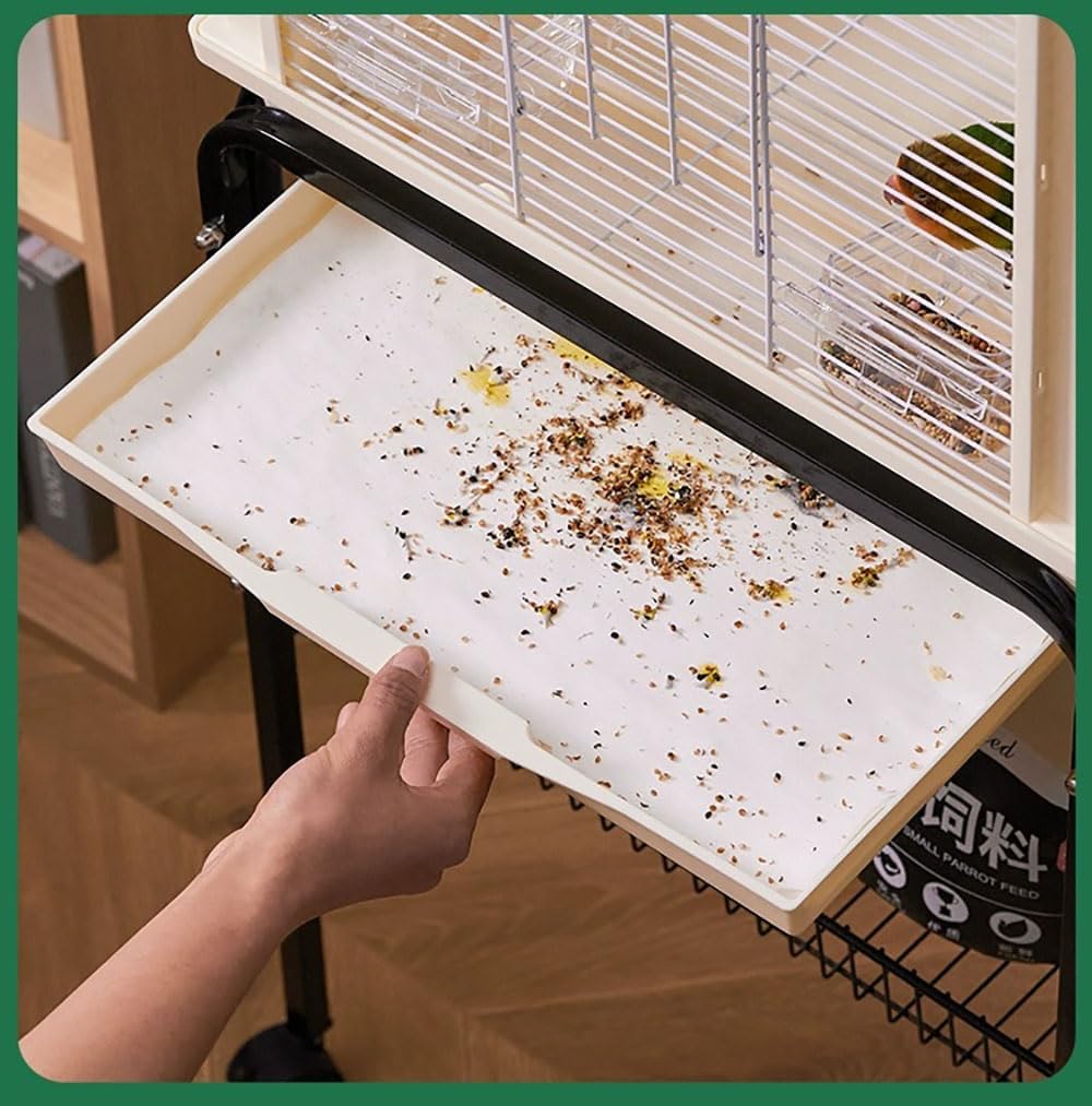 Instructions for trimming Firdnyohs bird cage liners to size