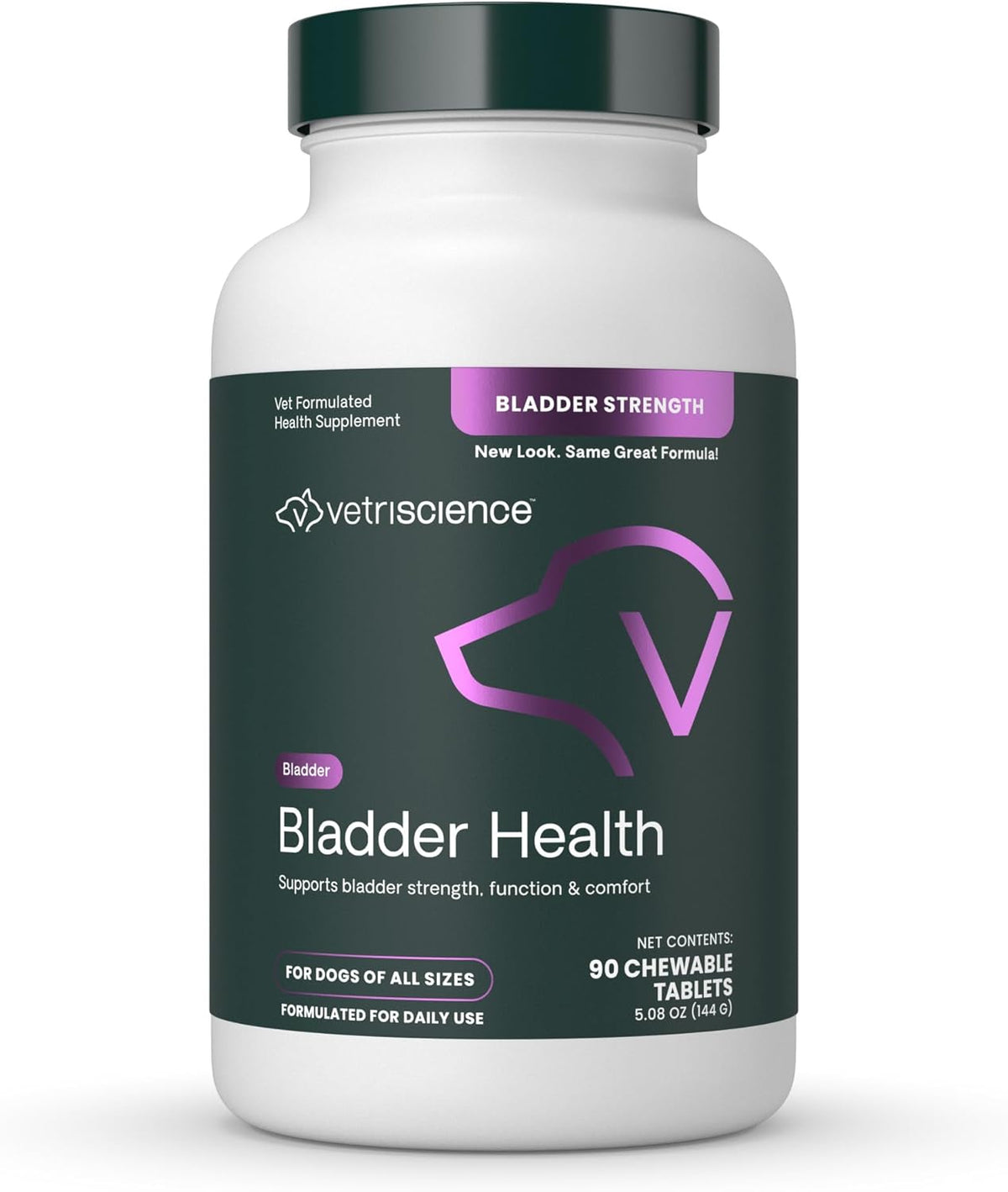 Premium imported pet care product for managing canine urine leakage and regular bladder function.