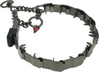 Imported no-pull collar with integrated swivel ring for leash connection