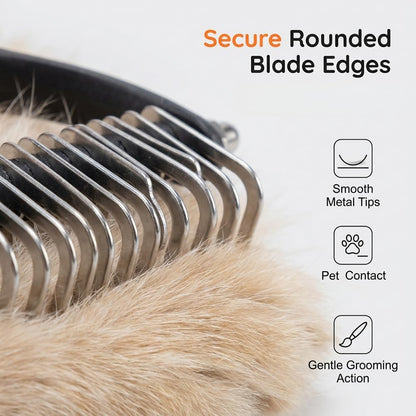 Dhgate dual-sided pet hair remover tool packaged and ready for use.