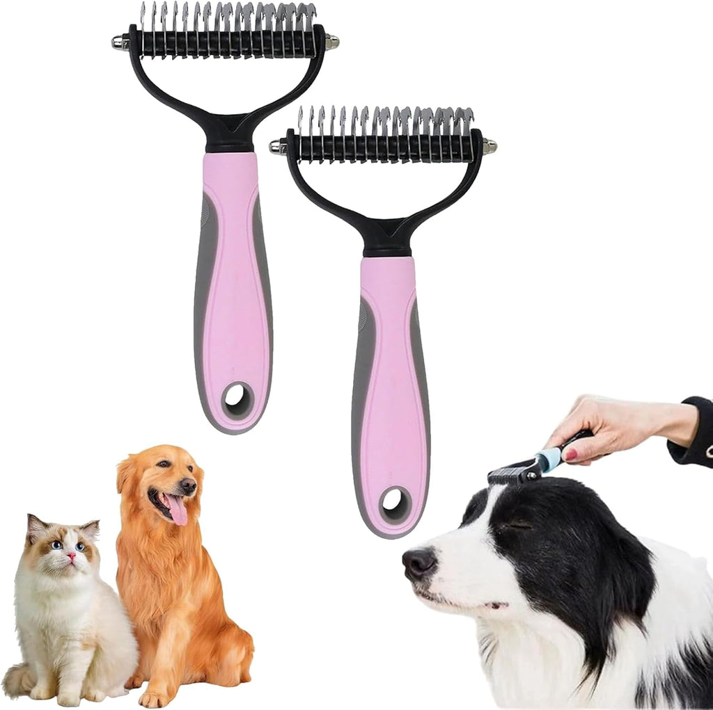 Wox Mox Pet Pro brush for detangling thick dog fur