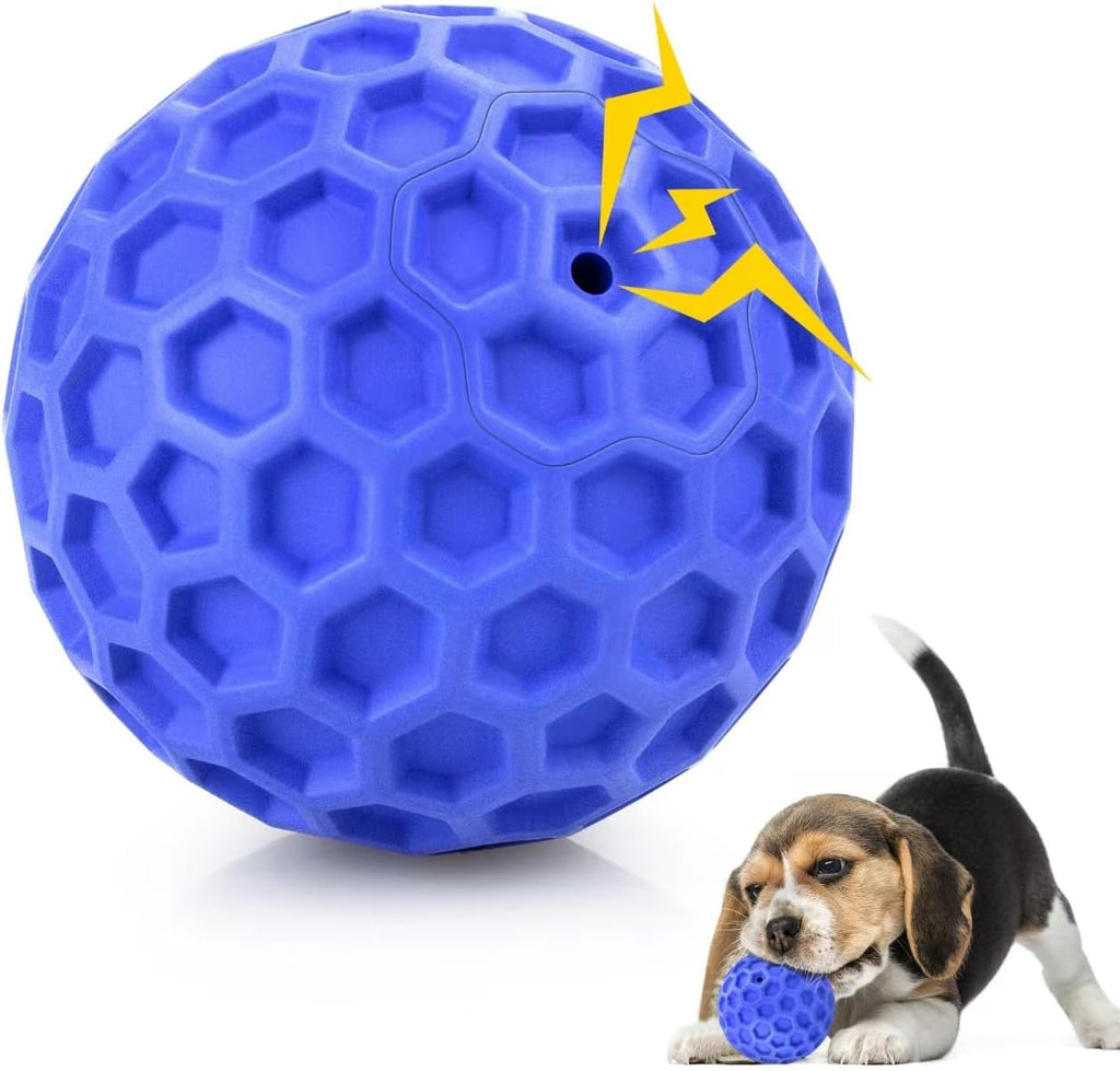 DISSKNIC Indestructible Squeaky Dog Ball, Relieves Anxiety, Cleans Teeth, Interactive Chew Toy for Aggressive Chewers, Dog Toy for Large Breeds, Outdoor Waterproof - Image 9