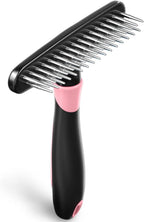 DOGI Deshedding Brush - Undercoat Rake for Dogs, Cats, Matted, Short, Long Hair Coats - Double Row Stainless Steel Pins - Reduce Shedding by 90% (Blue) - Image 9