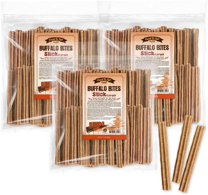 Gootoe Natural Buffalo Dog Treats, Stick (Large), 1.5 lb | Low-fat chews for training rewards, limited ingredient, for medium dogs - Image 12