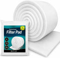 MAQIHAN Aquarium Filter Pad front view of the high density white poly fiber media roll.