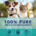 NuLife pet fish oil supplement 500mg one hundred twenty capsules nutrition facts label