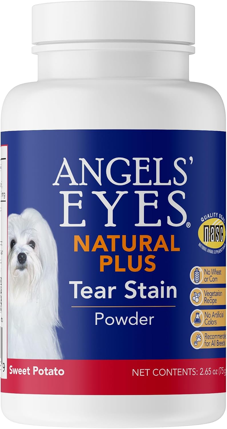 Antibiotic free tear stain remover formula bottle back label ingredients
