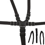 Alovexiong 5 point stroller safety harness front view